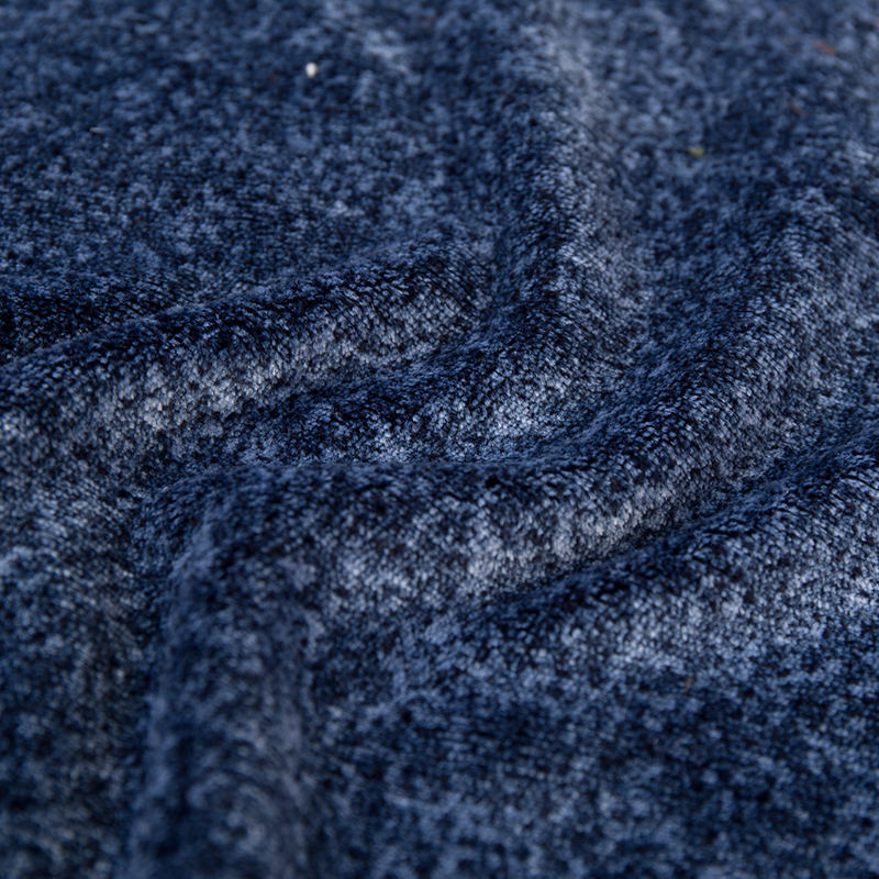 Velvet de corail polyester à gravure à face