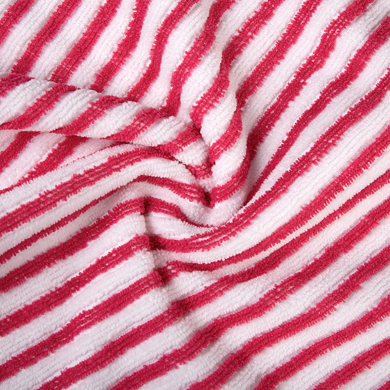 Tissu de polyester de couleur unie à carreaux à double face
